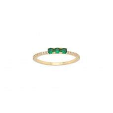 Δαχτυλίδι Σε Κίτρινο Χρυσό 14K Aloro (RI144 - ΖΧ2231)